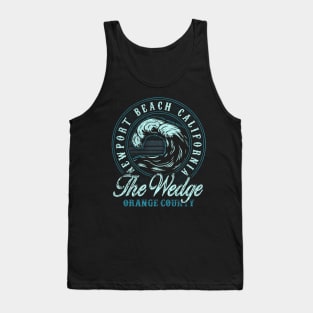 The Wedge Tonal Retro Surf Beach Tank Top